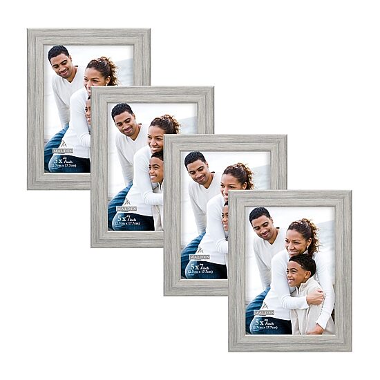 Malden 4 Pk Rustic White Gv 4-pc. Picture Frame Set