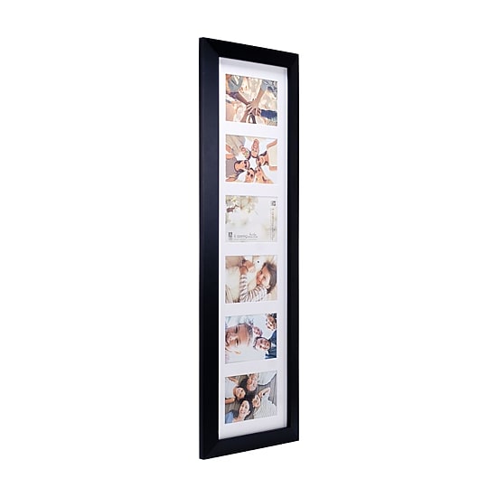 Malden 6-Op.46 Berkeley Mat Panel Blk 6-Opening Collage Frame