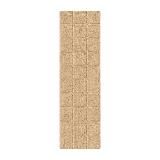 SUPERIOR® Luxury Comfort Checkered Cotton Washable 24 X 60 Bath Runner