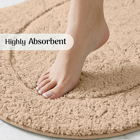 SUPERIOR® Luxury Cotton Classic  Washable Oval 24 X 60 Bath Runner