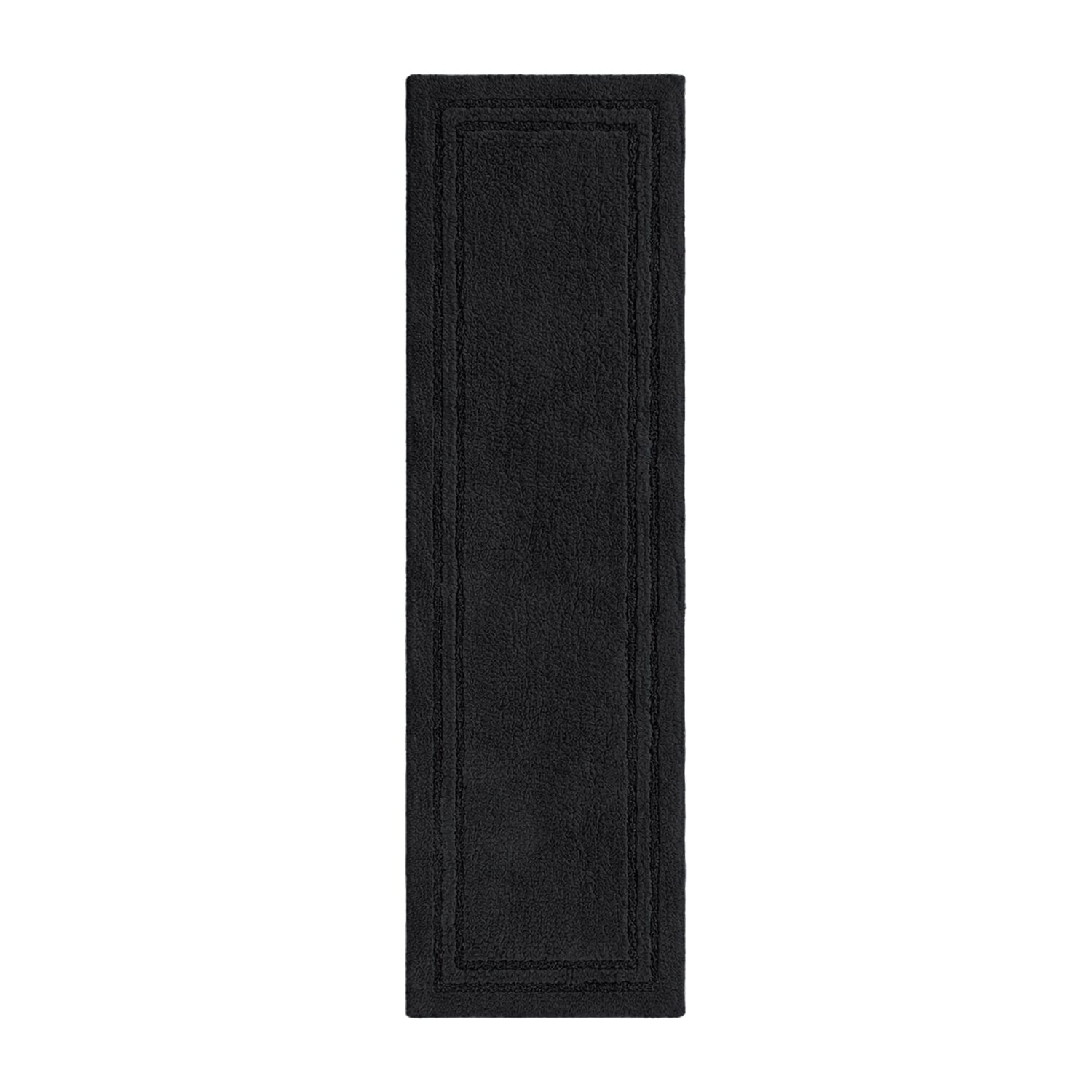 SUPERIOR® Plush Framed Border Cotton Washable 24 X 60 Bath Runner