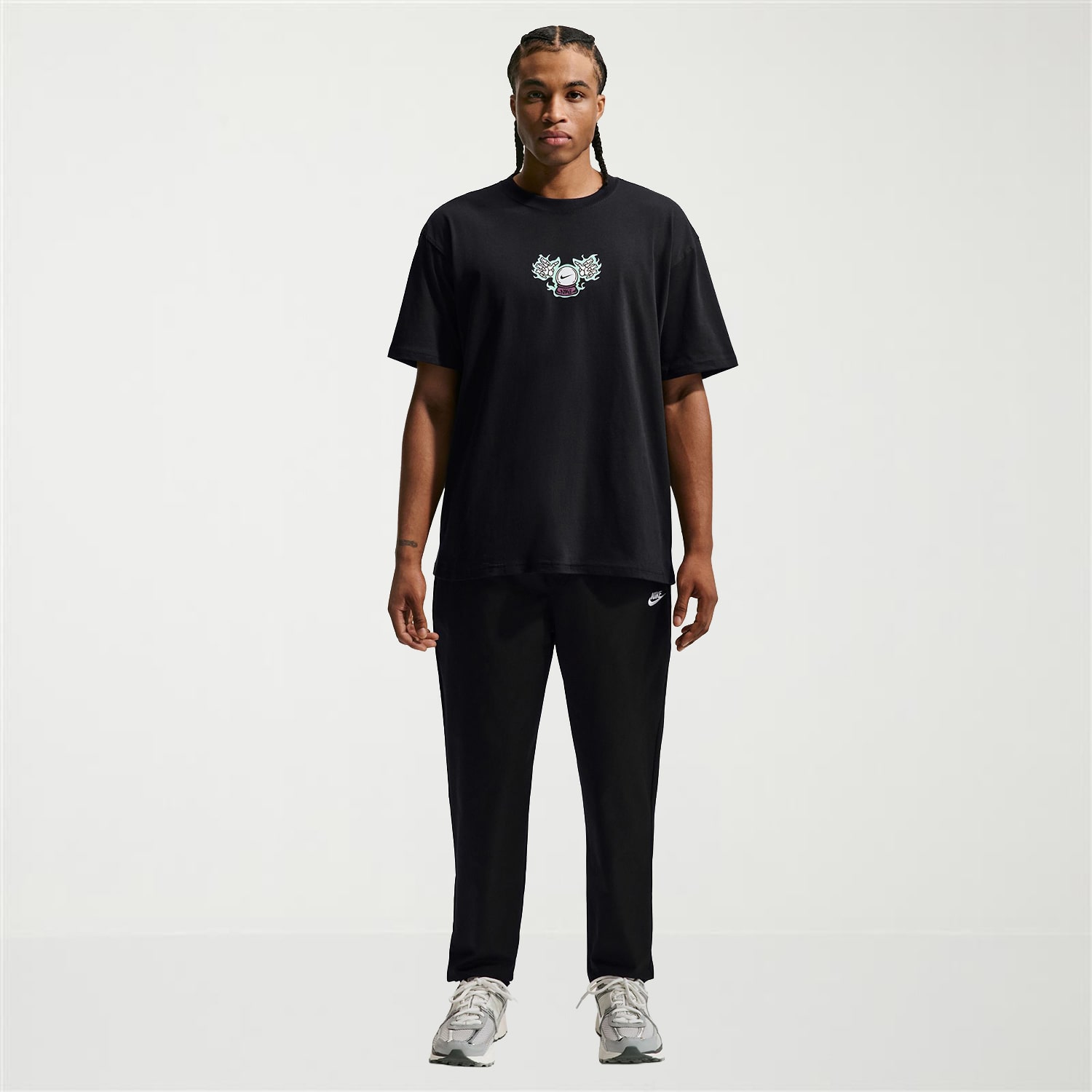 Nike Mens Tapered Mid Rise Relaxed Fit Big and Tall Active Pull-On Pant