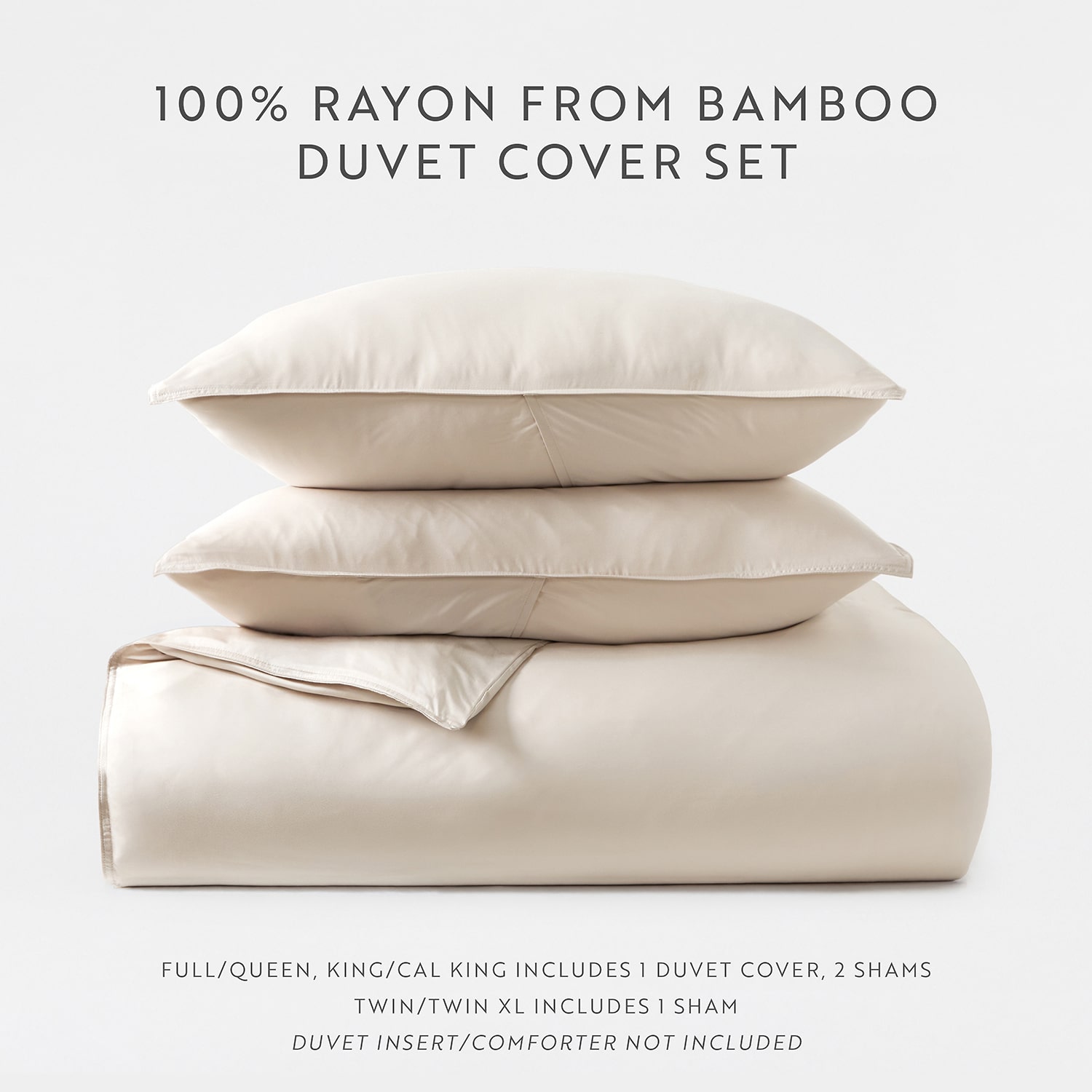 Casual Comfort Premium Rayon From Bamboo Luxury Duvet Cover Set