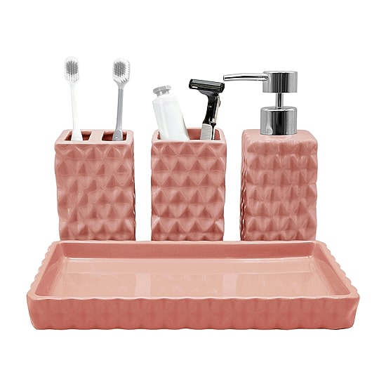 Home Weavers Inc Ashford Ceramic 4-pc. Bath Accessory Sets