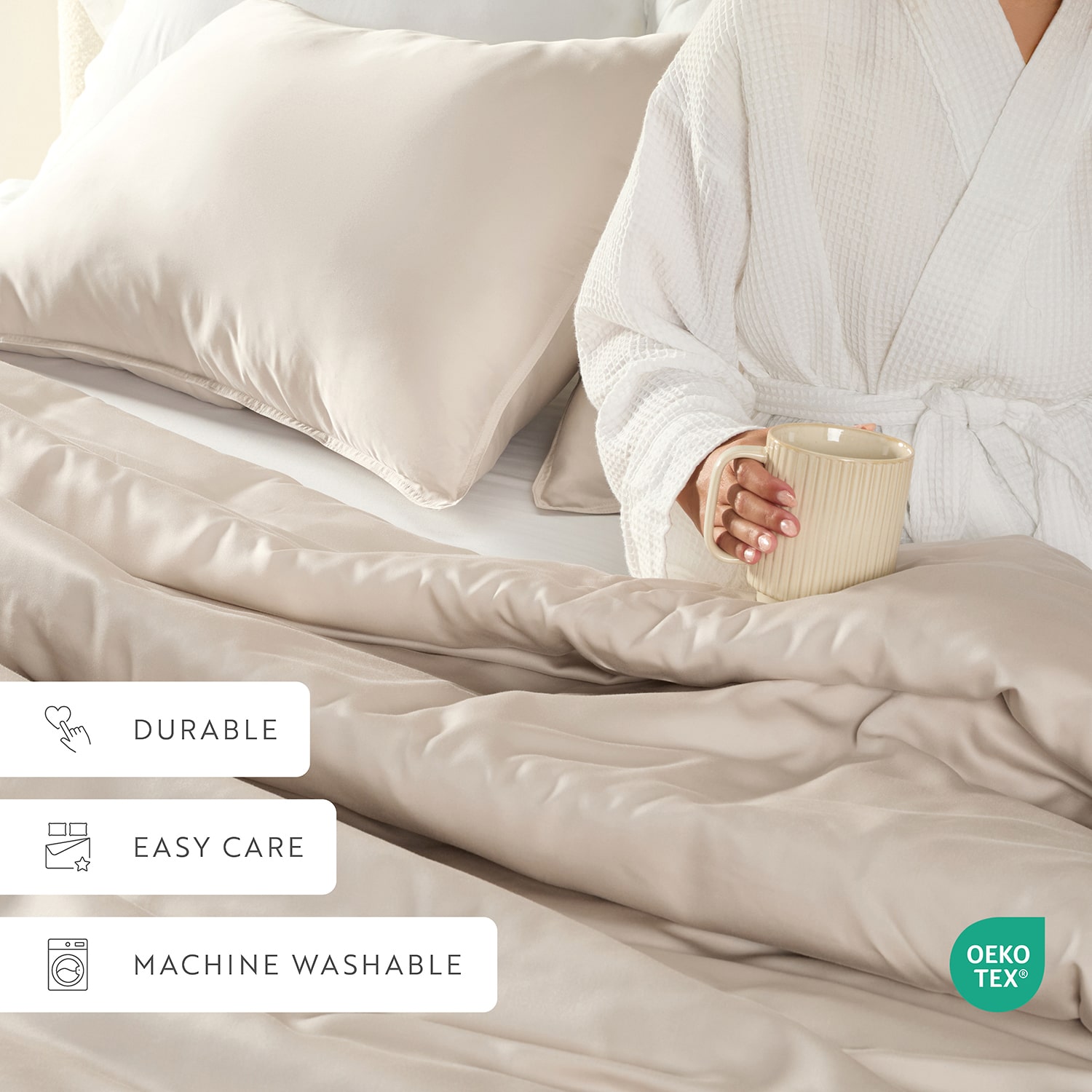 Casual Comfort Premium Rayon From Bamboo Luxury Duvet Cover Set