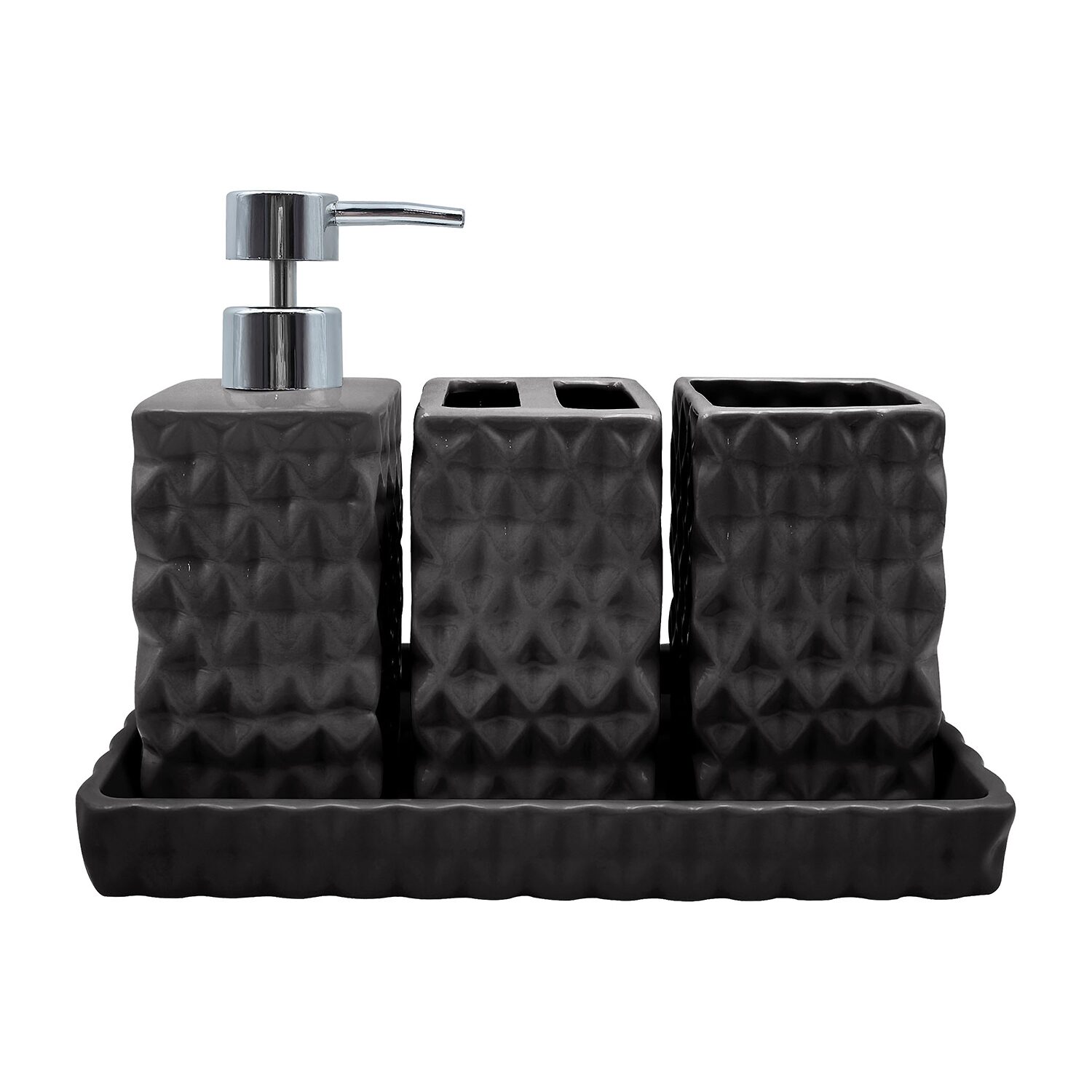 Home Weavers Inc Ashford Ceramic 4-pc. Bath Accessory Sets
