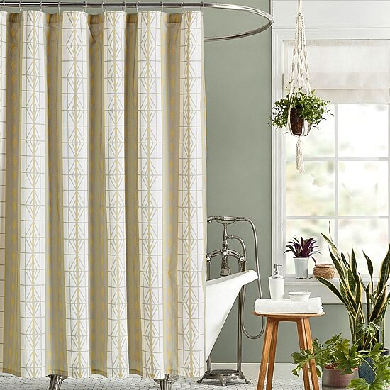 JUNGALOW by Justina Blakeney Savona Cotton Fabric Shower Curtain