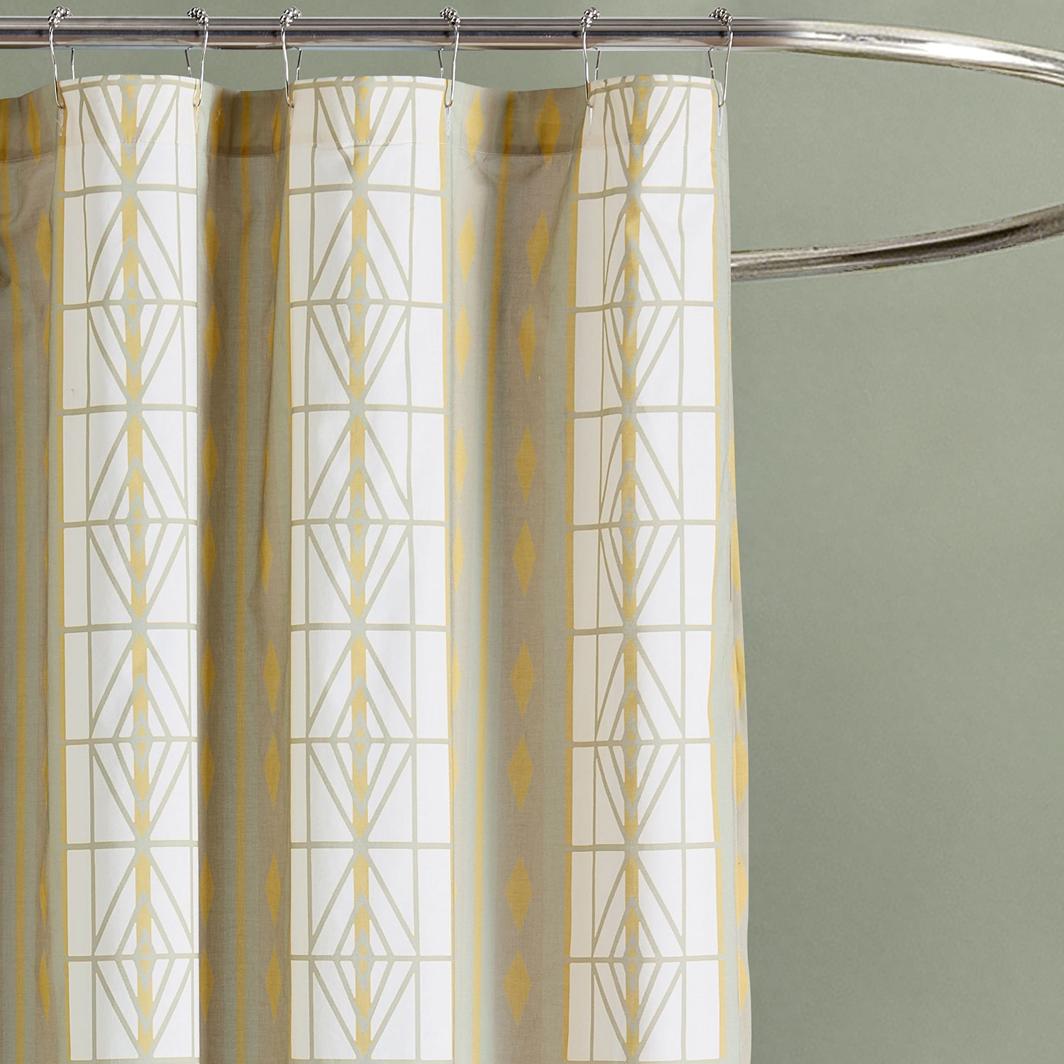 JUNGALOW by Justina Blakeney Savona Cotton Fabric Shower Curtain