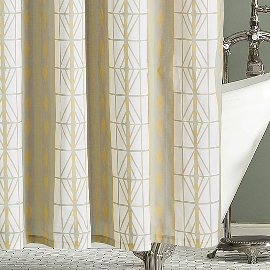 JUNGALOW by Justina Blakeney Savona Cotton Fabric Shower Curtain