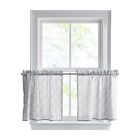 CHF Fan Scallop 2-pc. Rod Pocket Window Tier