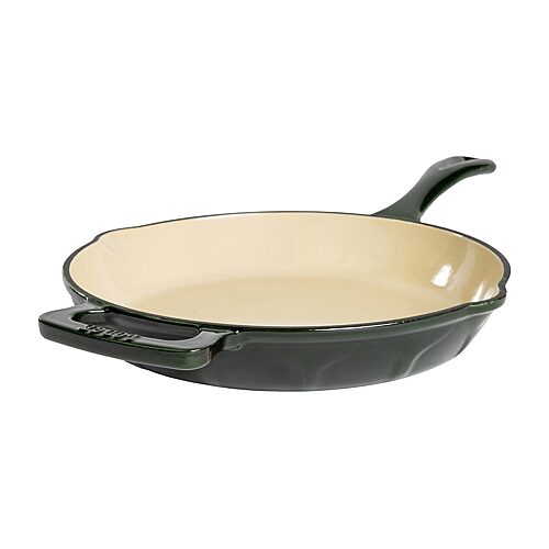 Lodge Cookware Luxe Enamel 11 Inch Enameled Cast Iron Skillet In Green