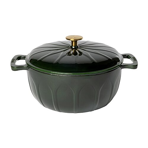 Lodge Cookware Luxe Enamel 6 Qt Enameled Cast Iron Dutch Oven In Green