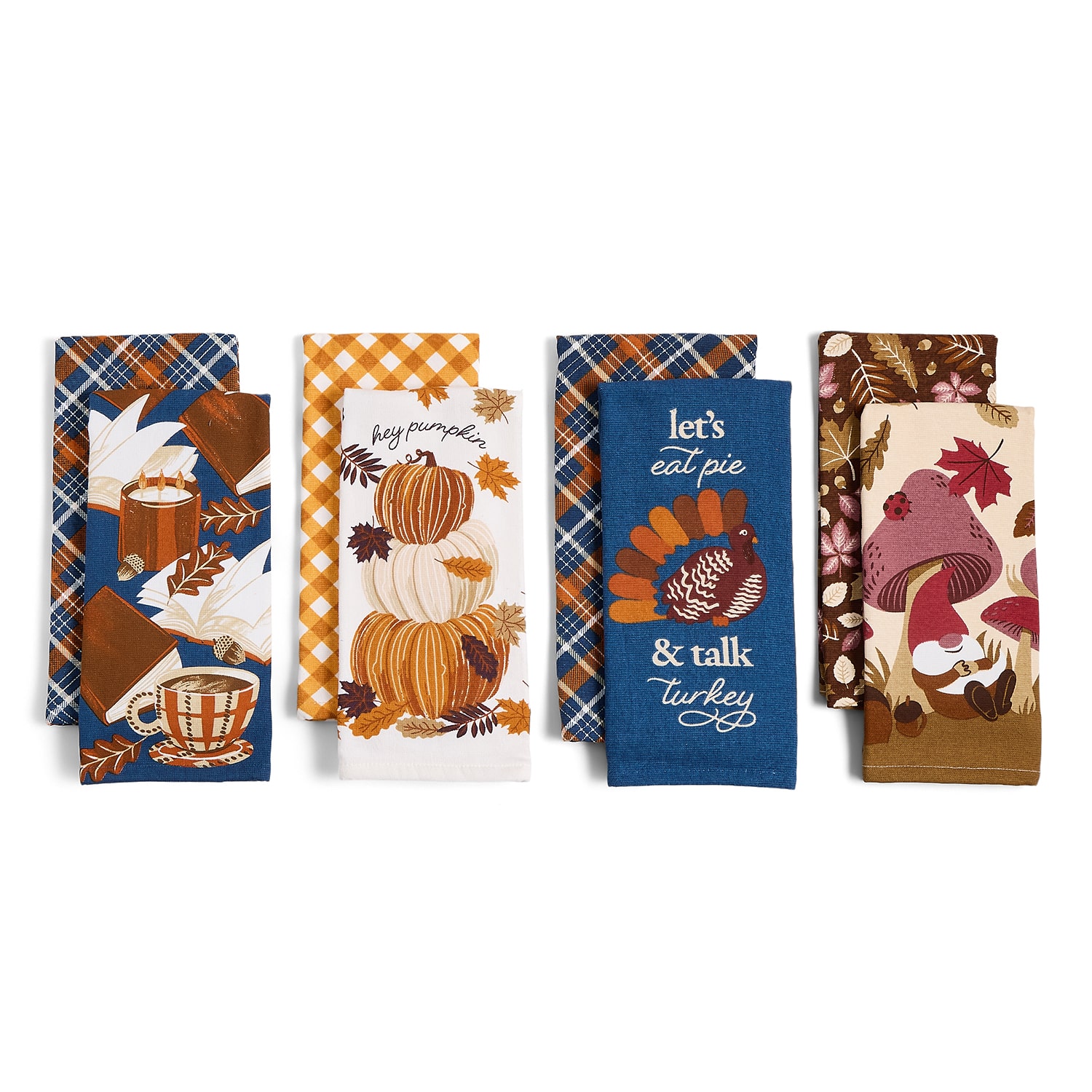 Layerings Autumn Leaves Coffee Beans 2-pc. Kitchen Towel Set