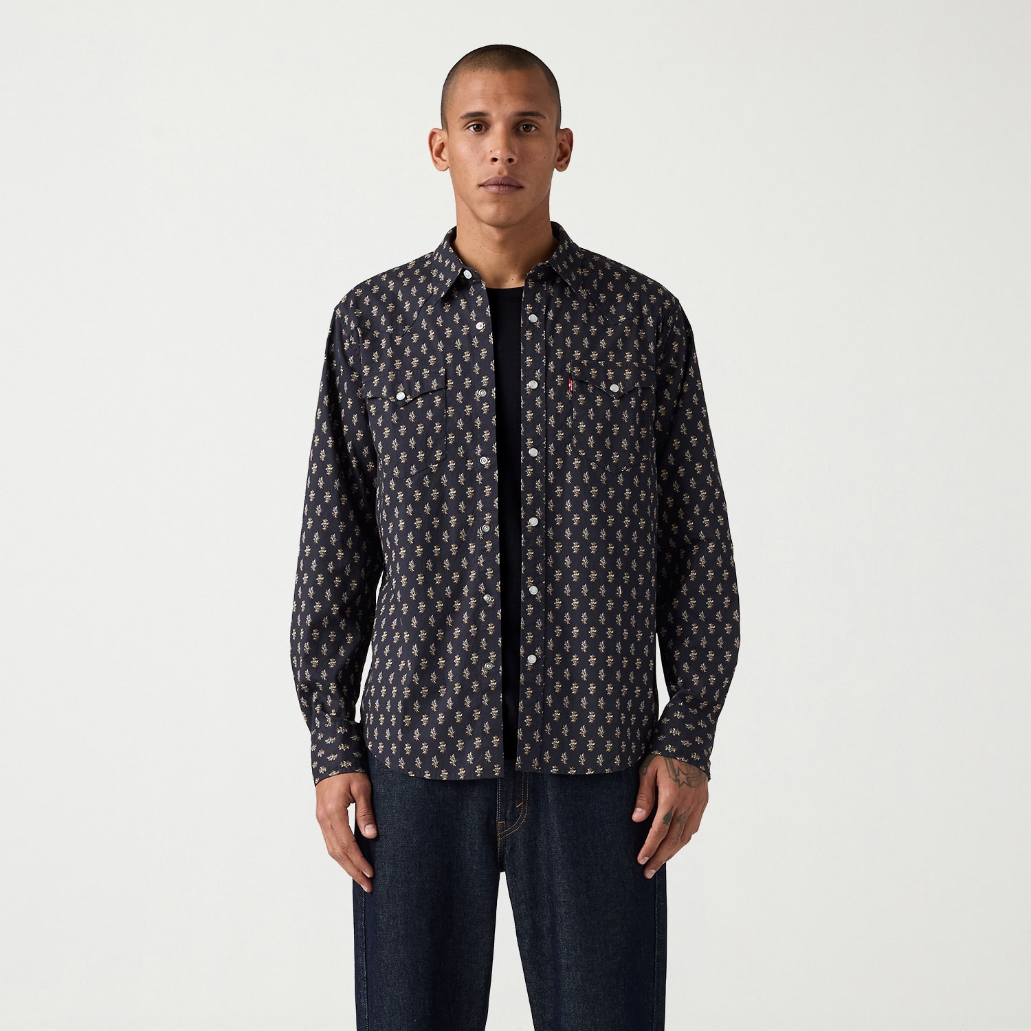 Levi's® Mens Long Sleeve Western Shirt