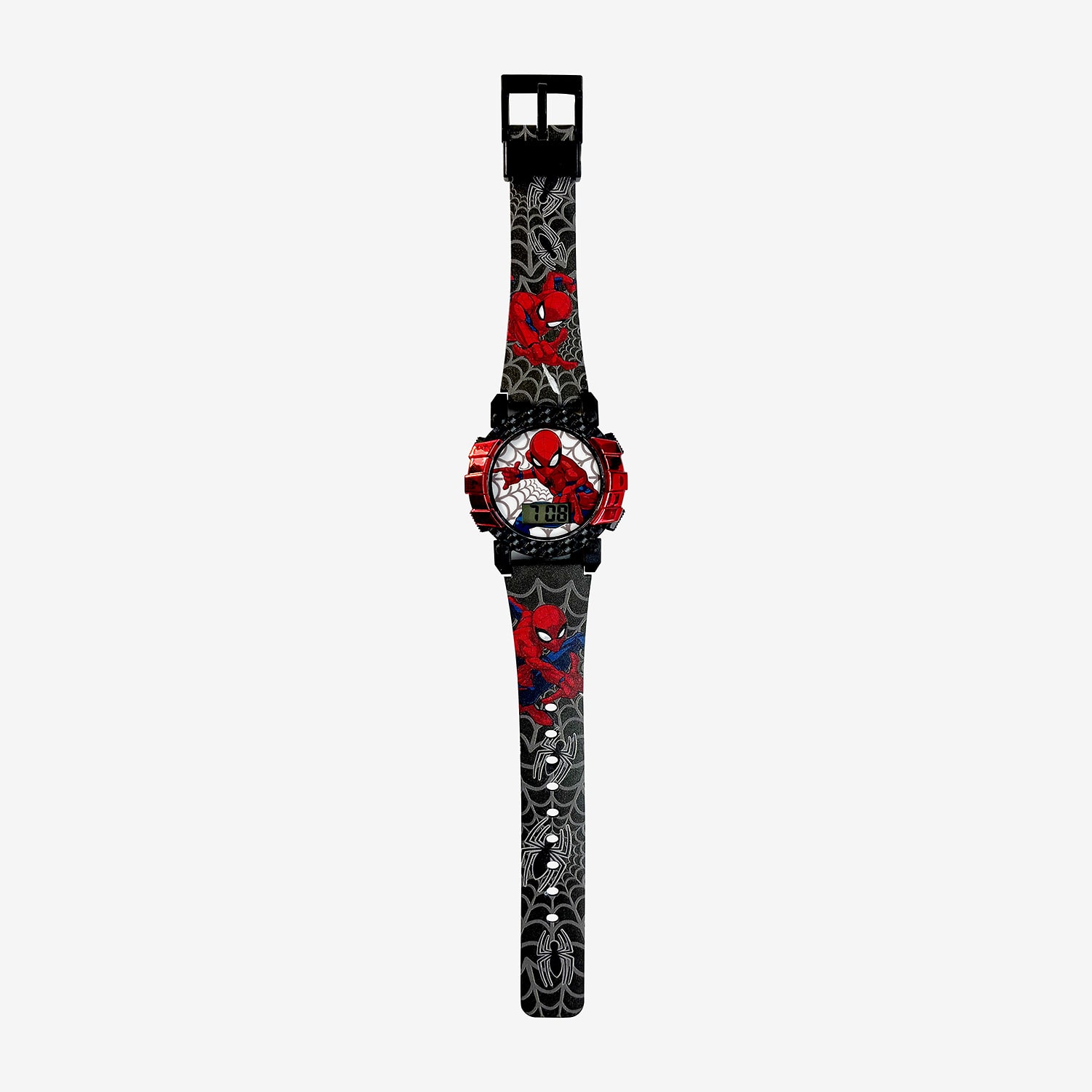 Kids Character Single Watch Spiderman Unisex Multicolor Strap Watch Spd7080jc