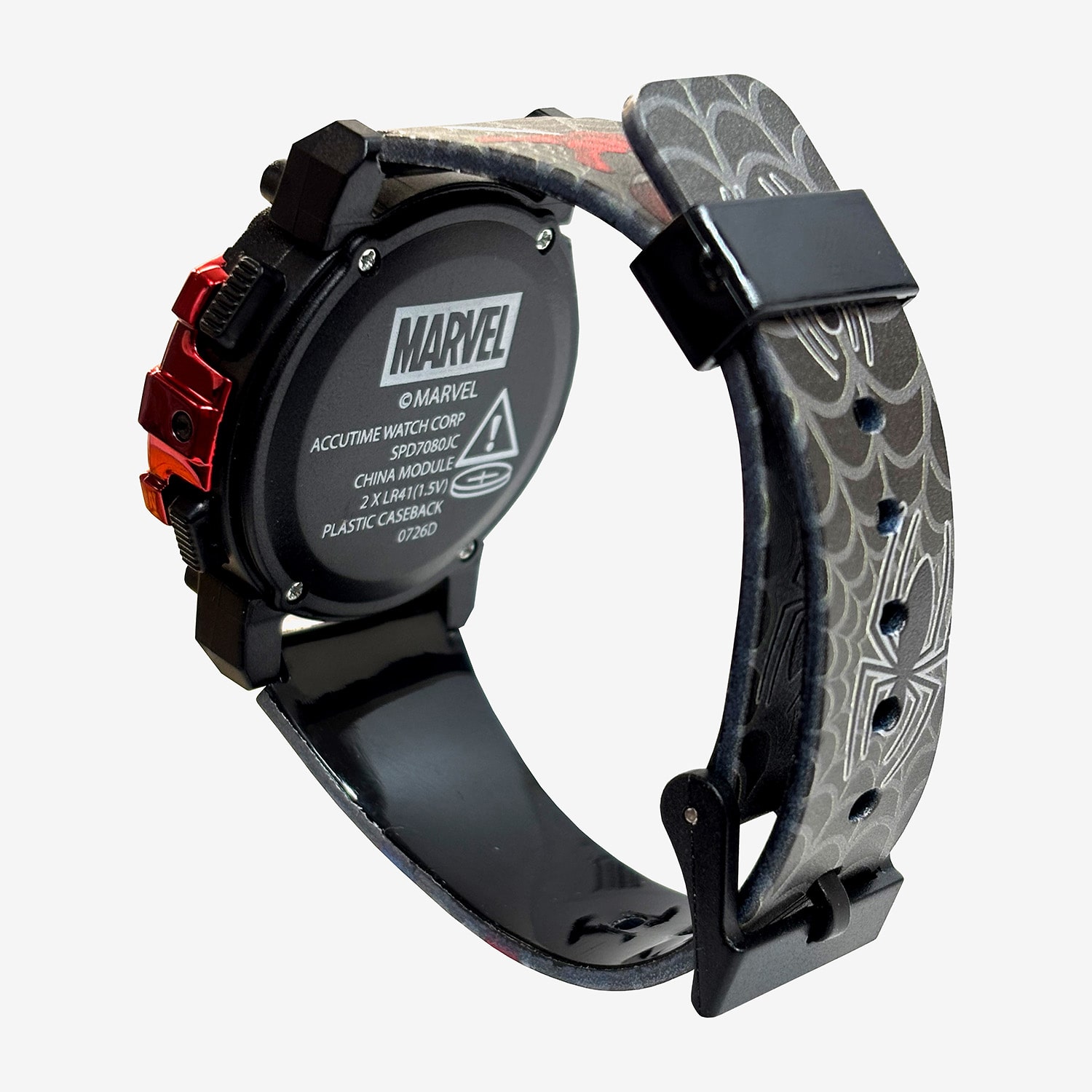 Kids Character Single Watch Spiderman Unisex Multicolor Strap Watch Spd7080jc