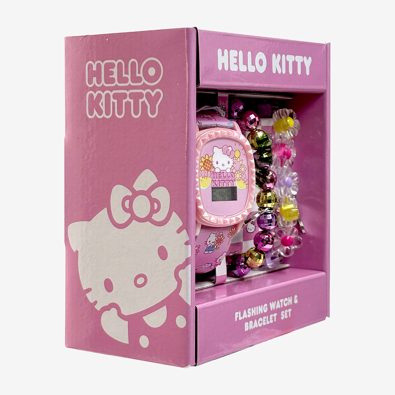 Kids Character Set Hello Kitty Unisex Multicolor 3-pc. Watch Boxed Set Hk40080jc