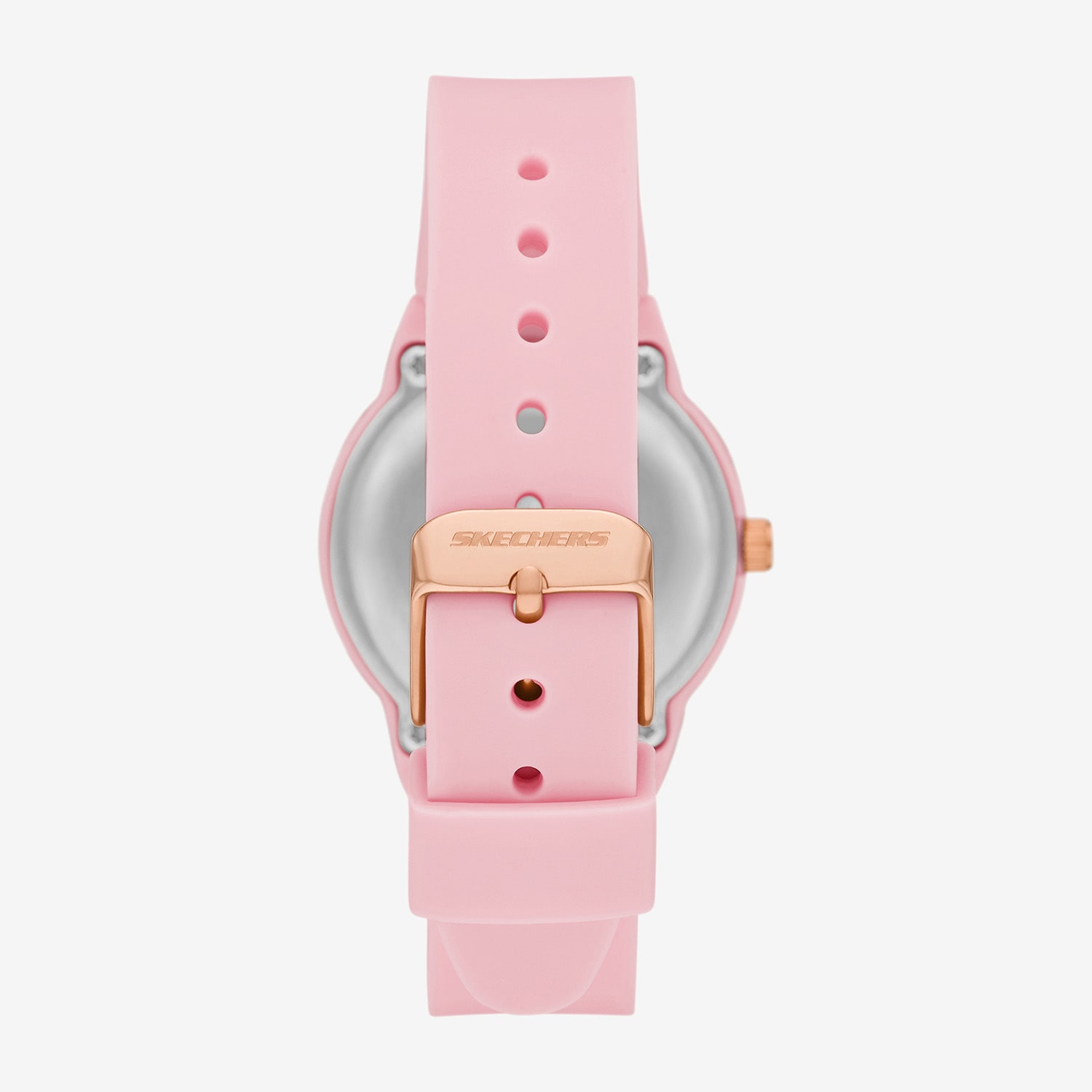 Skechers Hillview Womens Pink Strap Watch Sr6418