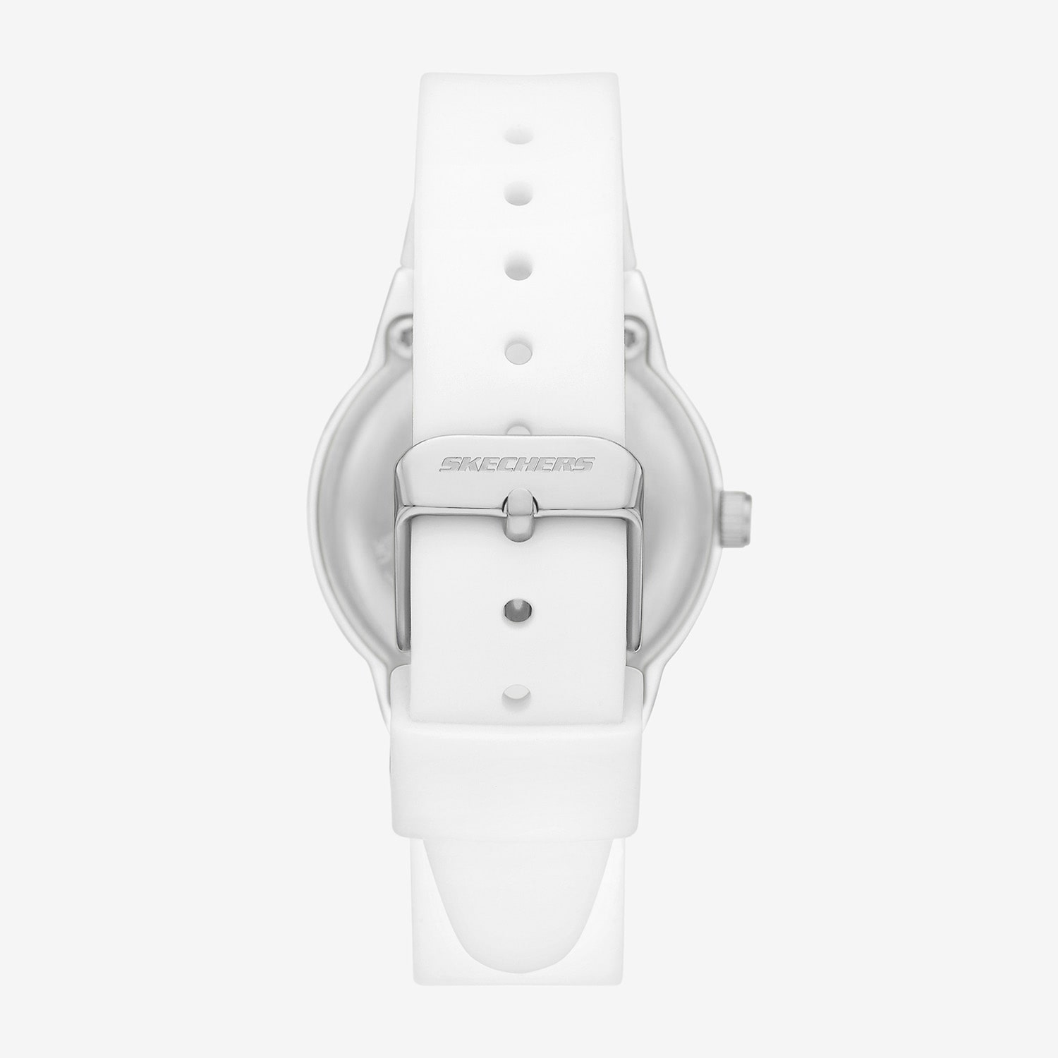 Skechers Hillview Womens White Strap Watch Sr6407