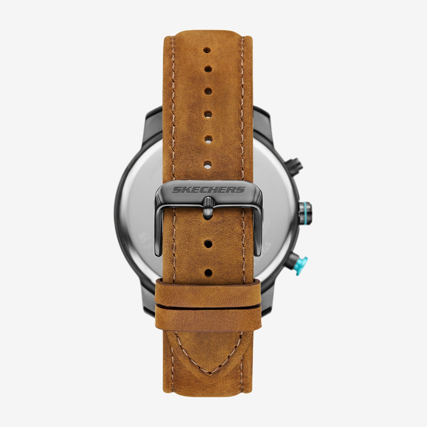 Skechers Kildare Mens Brown Leather Strap Watch Sr5305