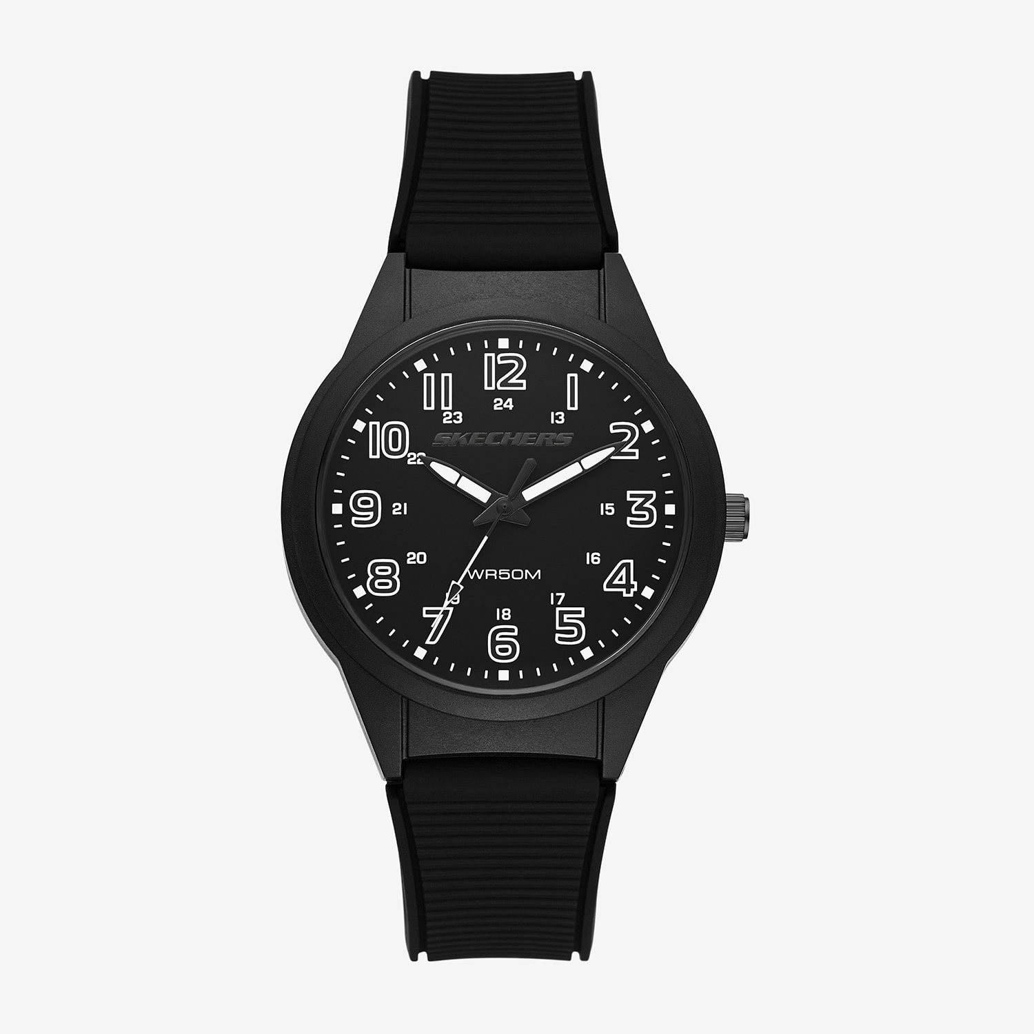 Skechers Hillview Mens Black Strap Watch Sr5311