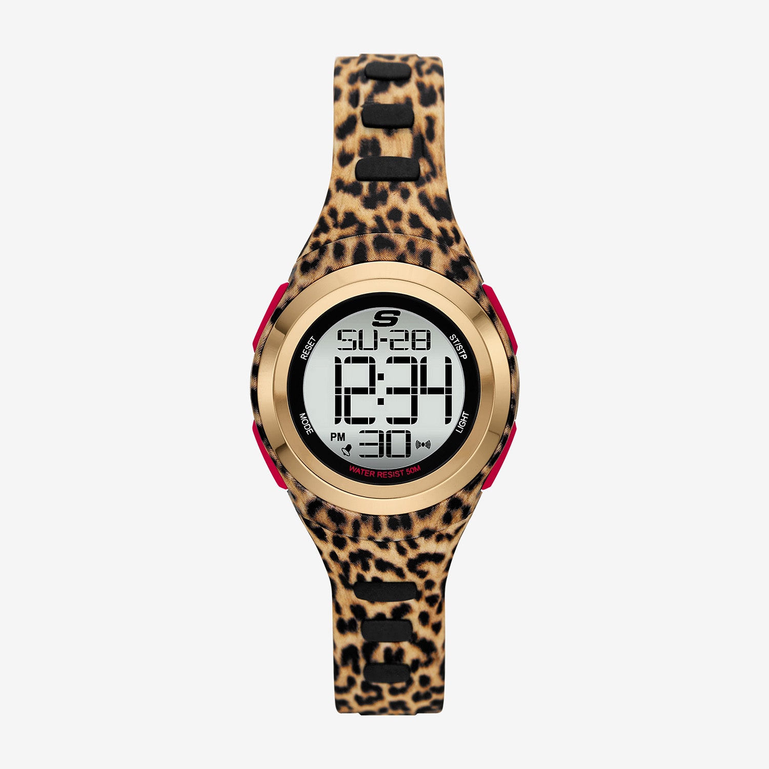 Skechers Tennyson Womens Multicolor Stainless Steel Strap Watch Sr2170
