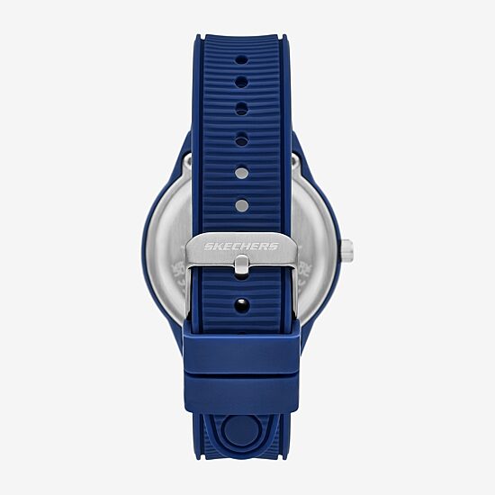 Skechers Hillview Mens Blue Strap Watch Sr5313