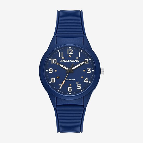 Skechers Hillview Mens Blue Strap Watch Sr5313