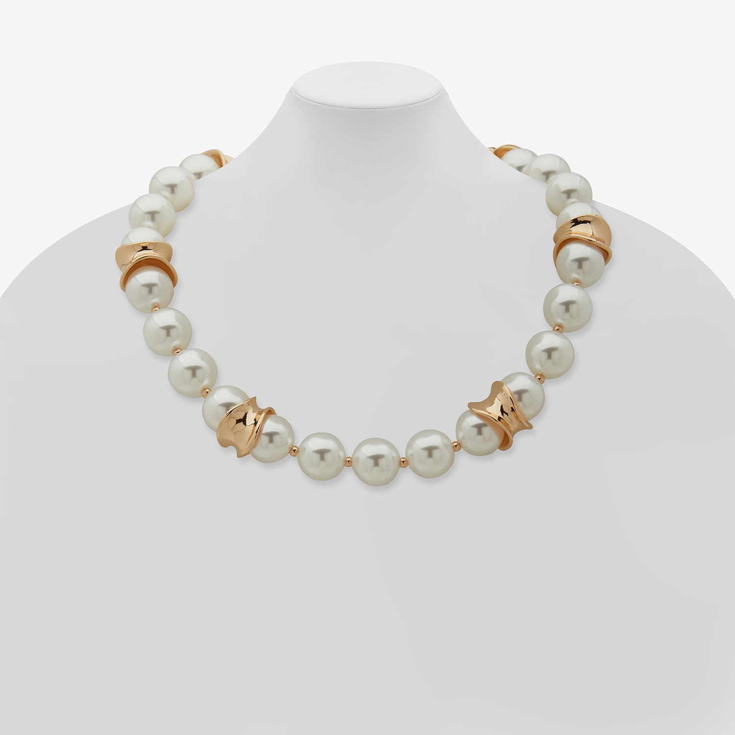 Worthington Womens 17 Inch Collar Necklace
