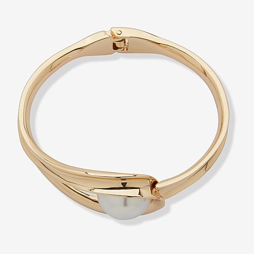 Worthington Womens Cuff Bracelet In White