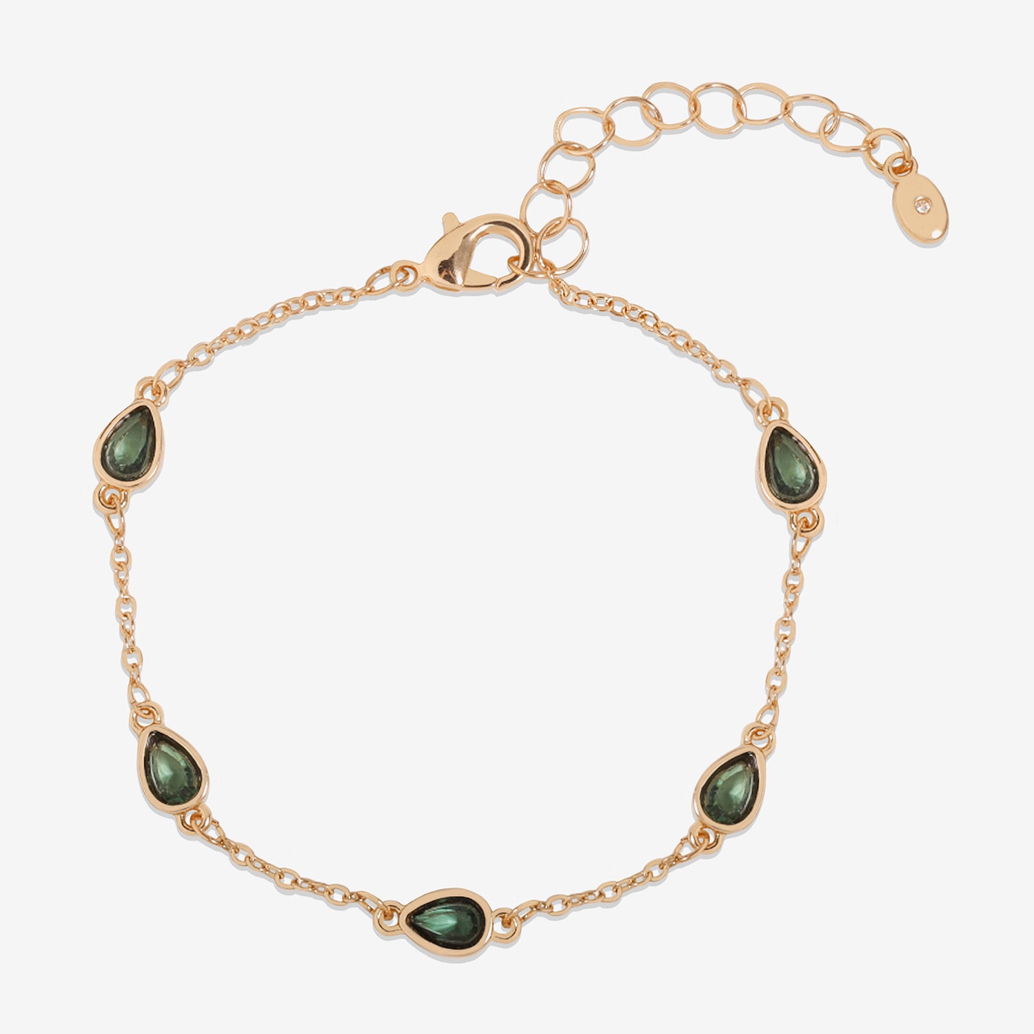 Bijoux Bar Womens 7 Inch Solid Link Chain Bracelet