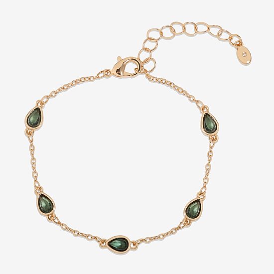 Bijoux Bar Womens 7 Inch Solid Link Chain Bracelet
