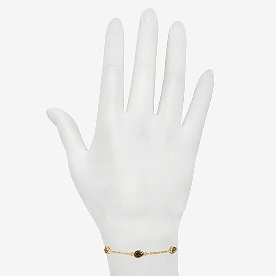 Bijoux Bar Womens 7 Inch Solid Link Chain Bracelet