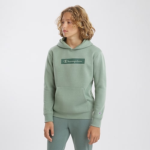 Champion Big Kid Boys Long Sleeve Active Hoodie In Green