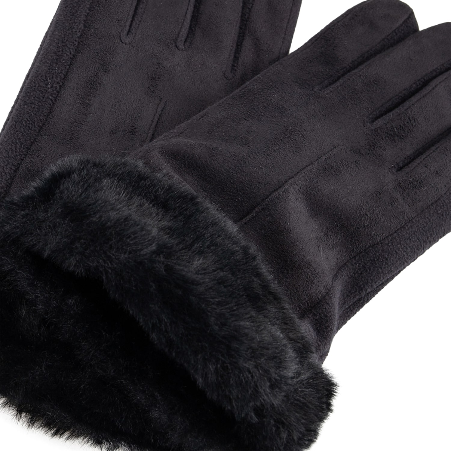 Isotoner Microsuede 1 Pair Touch Screen Enabled Gloves