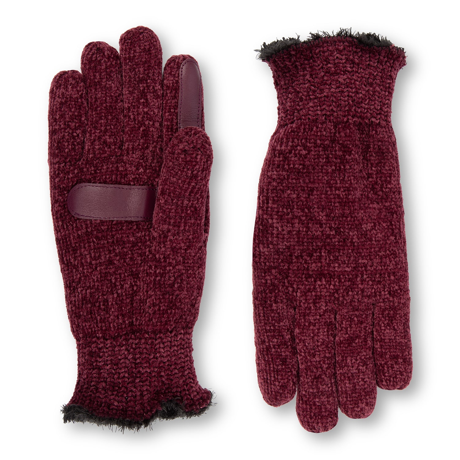 Isotoner Solid Chenille 1 Pair Gloves