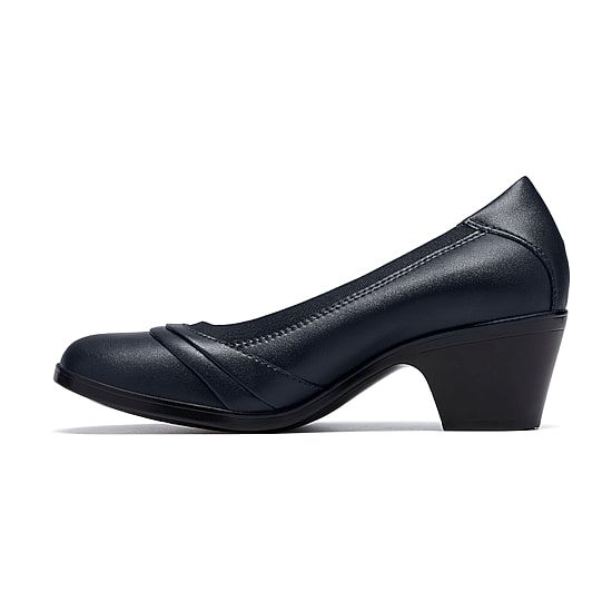 Clarks Emily2 Gracie Womens Round Closed Toe Block Heel Pumps
