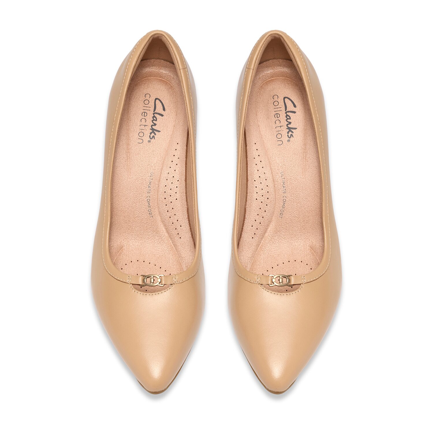 Clarks Kacelyn Grace Womens Pointed Closed Toe Flared Heel Pumps
