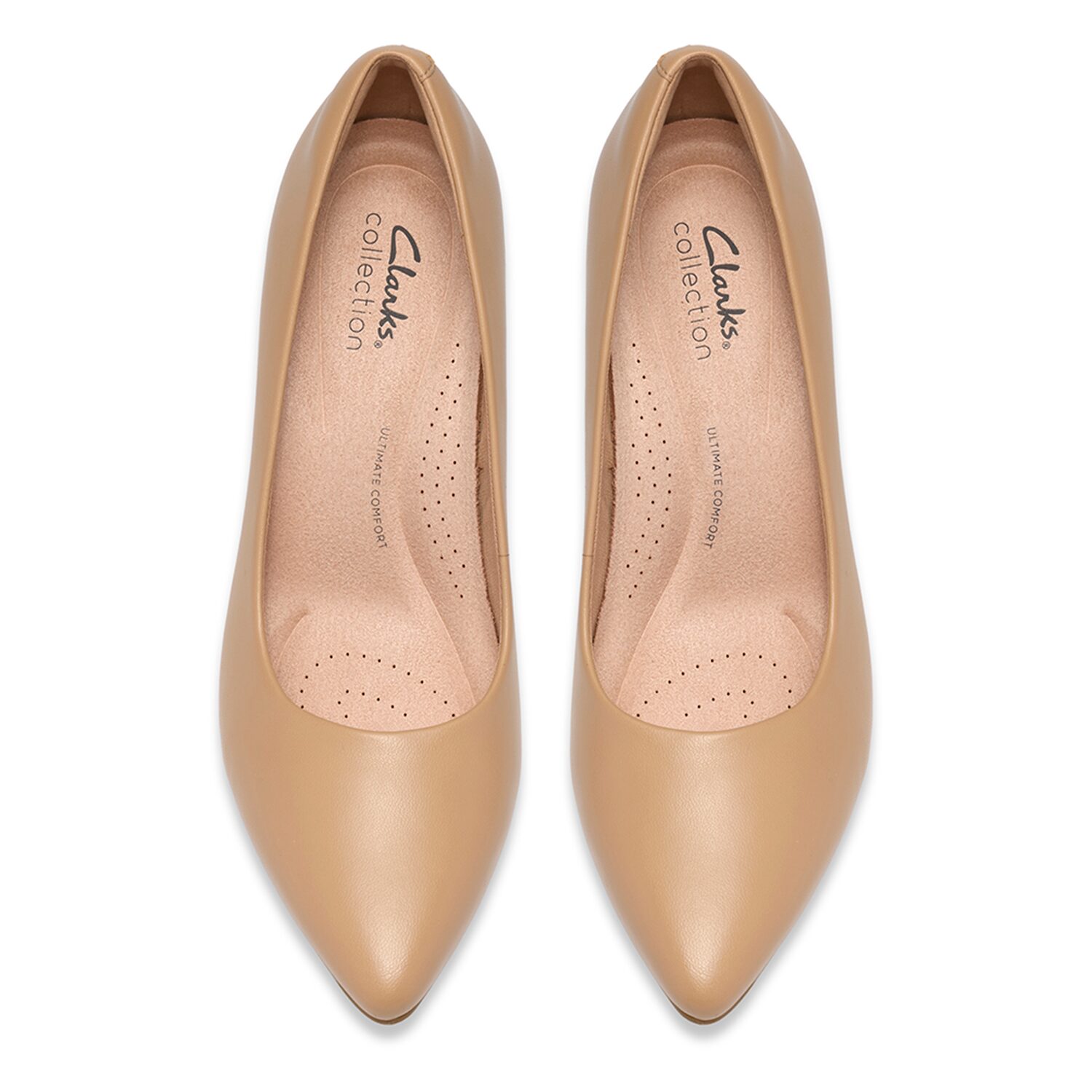 Clarks Kacelyn Lena Womens Pointed Closed Toe Flared Heel Pumps