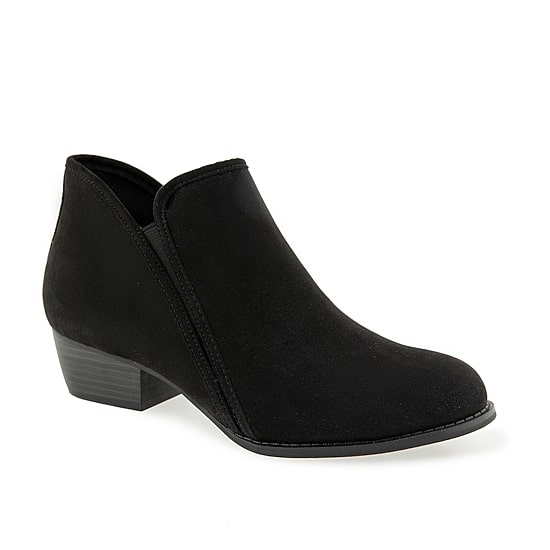 Unionbay Womens Harper Stacked Heel Booties