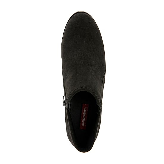Unionbay Womens Harper Stacked Heel Booties