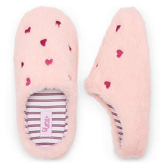 Olivia Miller Womens Slip-On Slippers