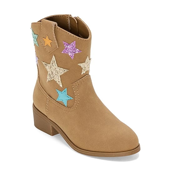 Thereabouts Little & Big Kid Girls Jolene Block Heel Cowboy Boots