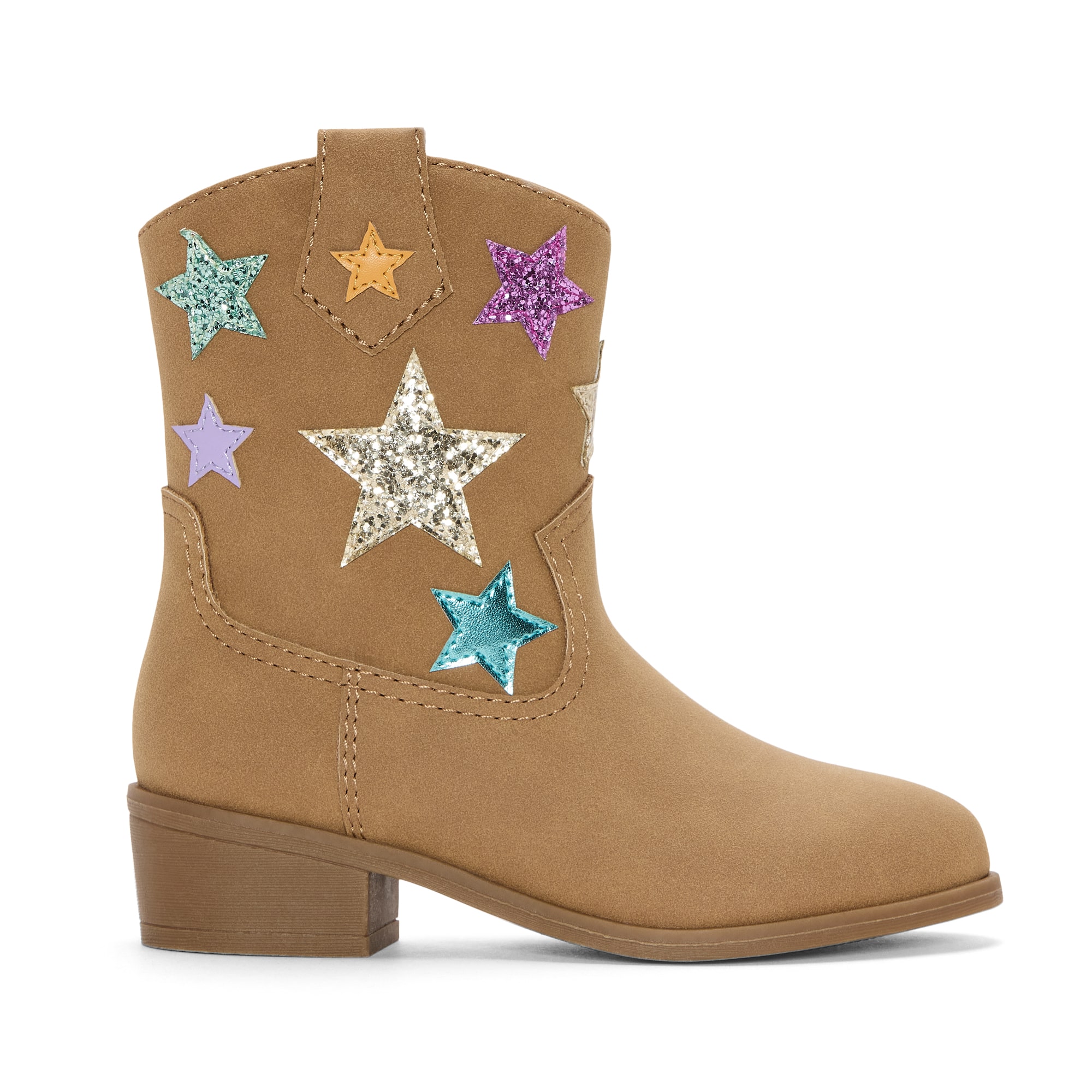 Thereabouts Little & Big Kid Girls Jolene Block Heel Cowboy Boots