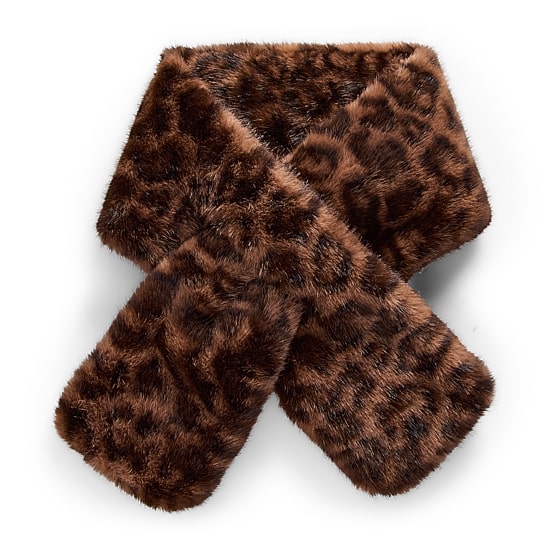 Mixit Faux Fur Muffler Womens Trapper Hat