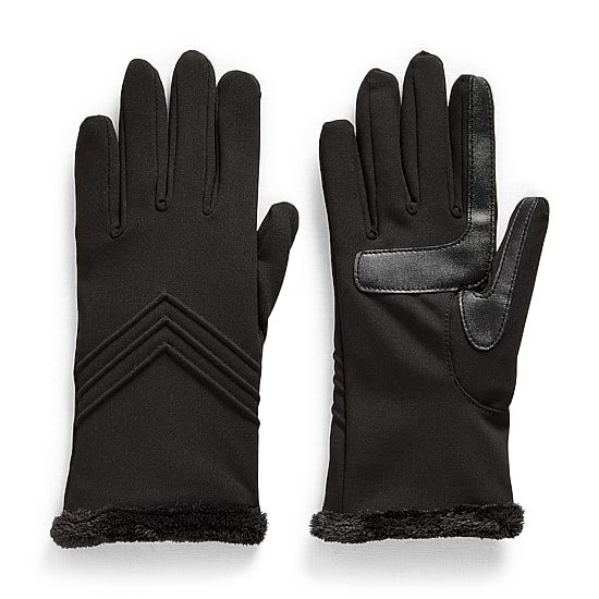 Isotoner Spandex 1 Pair Touch Screen Enabled Gloves