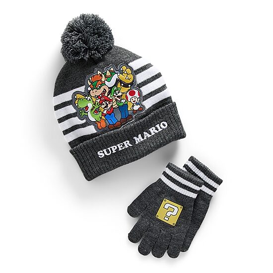 Little & Big Kid Unisex Super Mario Cold Weather Set