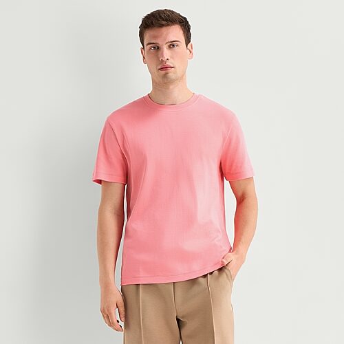 Stylus Mens Round Neck Short Sleeve T-Shirt, Xx-large, Pink