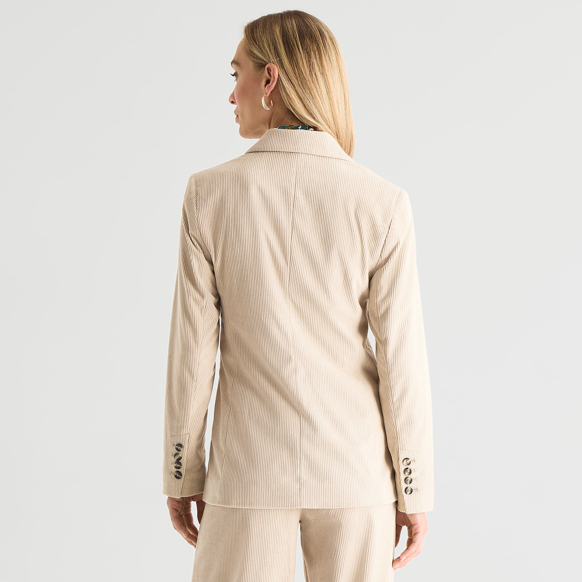 Liz Claiborne Corduroy Womens Regular Fit Blazer