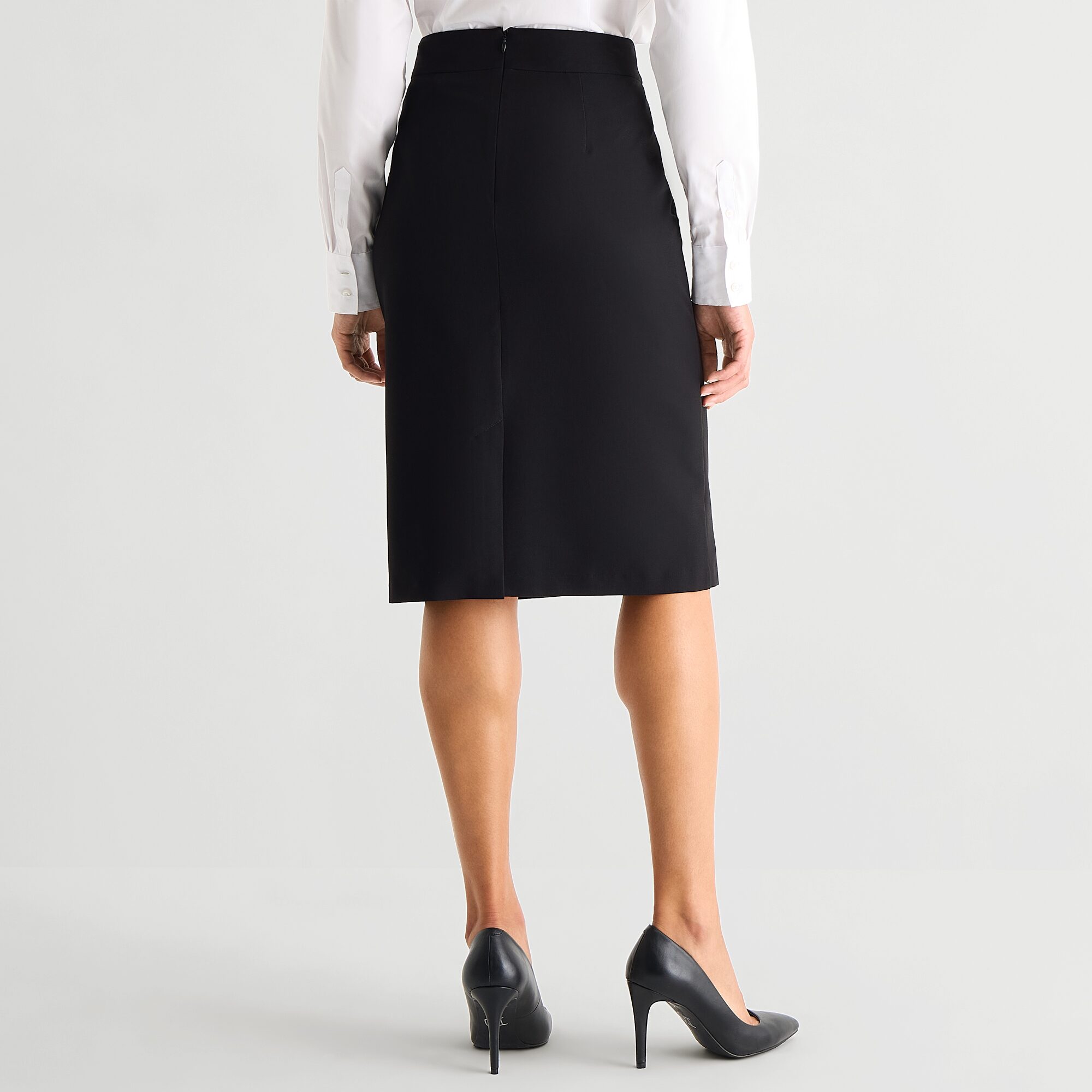 Liz Claiborne Womens Mid Rise Pencil Skirt